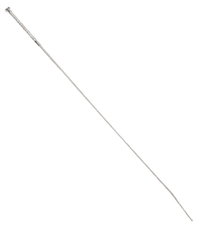 Dressage Whip Bling Wrap 110cm Silver-RIDER: Whips-Ascot Saddlery