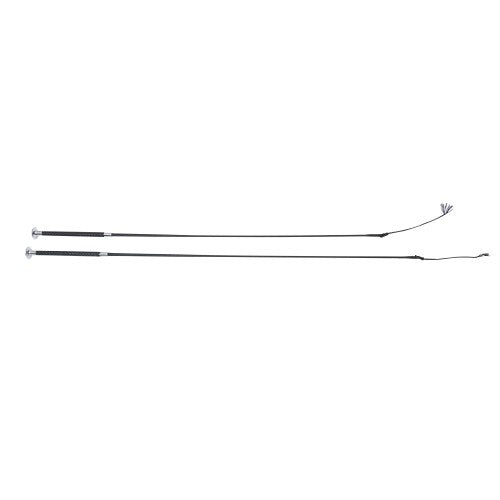Dressage Whip Gel Grip Showmaster Black-RIDER: Whips-Ascot Saddlery