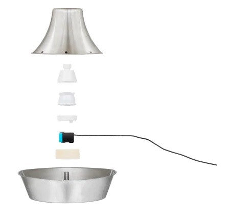 Drinkwell Pet Fountain Seaside Stainless Steel-Dog Accessories-Ascot Saddlery