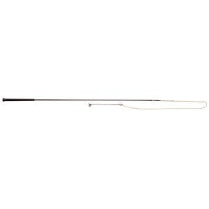 Driving Whip Braided Black 140cm-RIDER: Whips-Ascot Saddlery