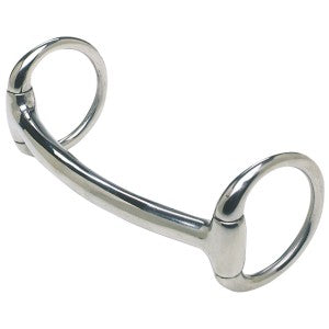 Eggbutt Mullen Mouth Small Round Rings Stainless Steel-HORSE: Bits-Ascot Saddlery