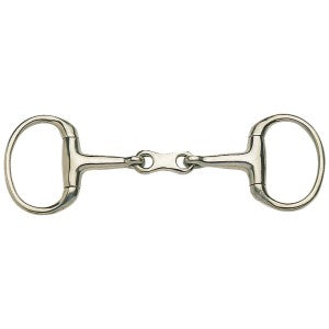 Eggbutt Snaffle French Mouth Stainless Steel-HORSE: Bits-Ascot Saddlery
