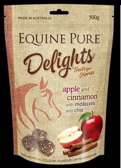Equine Pure Delights Treat Apple Cinnamon Molasses-STABLE: Horse Treats & Toys-Ascot Saddlery