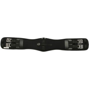 Equiprene Supa Comfort Dressage Girth Elastic Black-HORSE: Girths-Ascot Saddlery