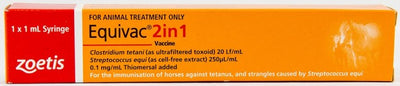 Equivac 2 In 1 1ml Tetanus & Strangles-STABLE: First Aid & Dressings-Ascot Saddlery