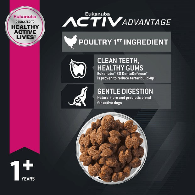 Eukanuba Dog Adult Small Breed 3kg-Dog Food-Ascot Saddlery