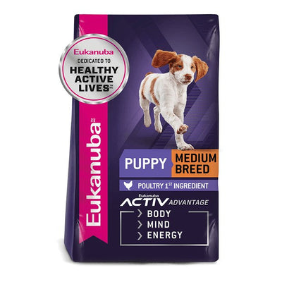 Eukanuba Dog Puppy Medium Breed 15kg-Dog Food-Ascot Saddlery