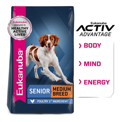 Eukanuba Dog Senior Medium Breed 15kg-Dog Food-Ascot Saddlery