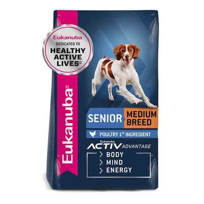 Eukanuba Dog Senior Medium Breed 15kg-Dog Food-Ascot Saddlery