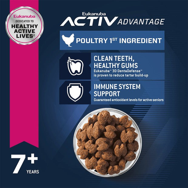 Eukanuba Dog Senior Small Breed 7.5kg-Dog Food-Ascot Saddlery