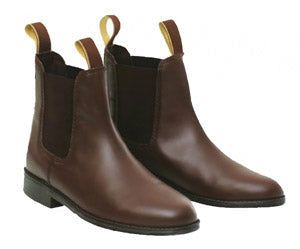 Eurohunter Boots Joddy Brown Adults-FOOTWEAR: Equestrian Footwear-Ascot Saddlery