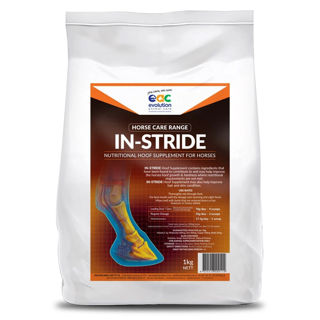 Evolution In Stride Hoof 1kg-STABLE: Supplements-Ascot Saddlery