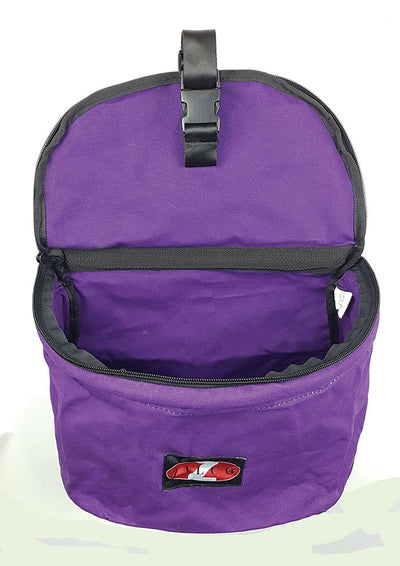 Feed Bag Collapsible Purple-STABLE: Feed Bins & Hay Bags-Ascot Saddlery