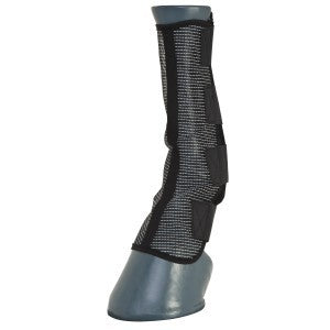 Flyboots Black-HORSE: Flyveils & Bonnets-Ascot Saddlery