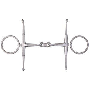 Fm Ring Snaffle Bit French Mouth Stainless Steel-HORSE: Bits-Ascot Saddlery