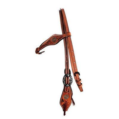 Fort Worth Iroquois Knotted Headstall-HORSE: Stock & Western-Ascot Saddlery