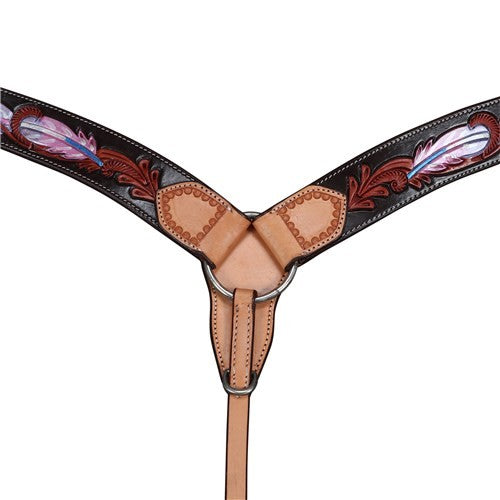 Fort Worth Pink Apache Breastcollar-HORSE: Stock & Western-Ascot Saddlery