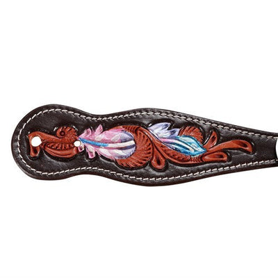 Fort Worth Pink Apache Spur Straps-HORSE: Stock & Western-Ascot Saddlery