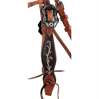 Fort Worth Rustic Beauty Headstall-HORSE: Stock & Western-Ascot Saddlery