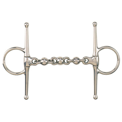 Full Cheek Snaffle Waterford Stainless Steel 12.5cm 5.0" By Order-HORSE: Bits-Ascot Saddlery