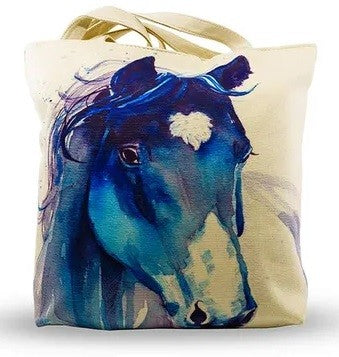 Gift Tote Bag Heart Horse-RIDER: Giftware-Ascot Saddlery