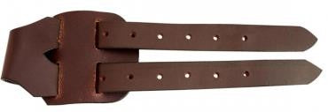 Girth Conversion Straps Leather Pair Western To English-HORSE: Girths-Ascot Saddlery