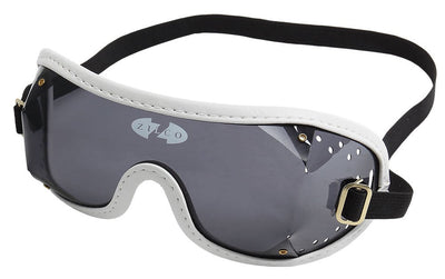 Goggles Zilco Smoke White Trim-RIDER: Glasses & Goggles-Ascot Saddlery