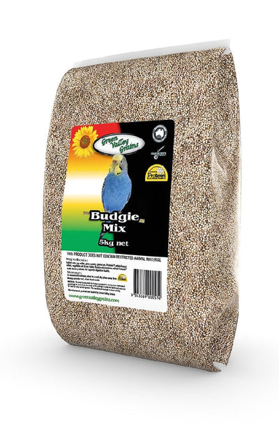 Green Valley Bird Seed Budgie 5kg-Bird Food & Treats-Ascot Saddlery