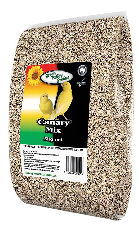 Green Valley Bird Seed Canary 5kg-Bird Food & Treats-Ascot Saddlery