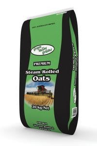 Green Valley Grains Oats Steam Rolled 20kg-STABLE: Horse Feed-Ascot Saddlery