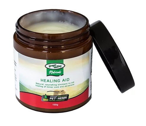 Green Valley Naturals Healing Aid Wound Cream 150gm-STABLE: First Aid & Dressings-Ascot Saddlery