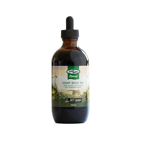 Green Valley Naturals Hemp Oil 200ml-STABLE: Supplements-Ascot Saddlery