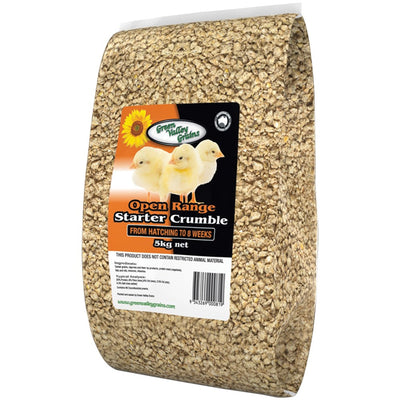 Green Valley Pullet Starter Crumbles 5kg-Poultry-Ascot Saddlery