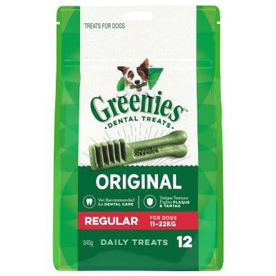 Greenies Dog Original Regular 340gm-Dog Treats-Ascot Saddlery