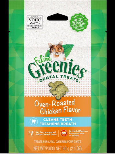 Greenies Feline Chicken 60gm-Cat Food & Treats-Ascot Saddlery