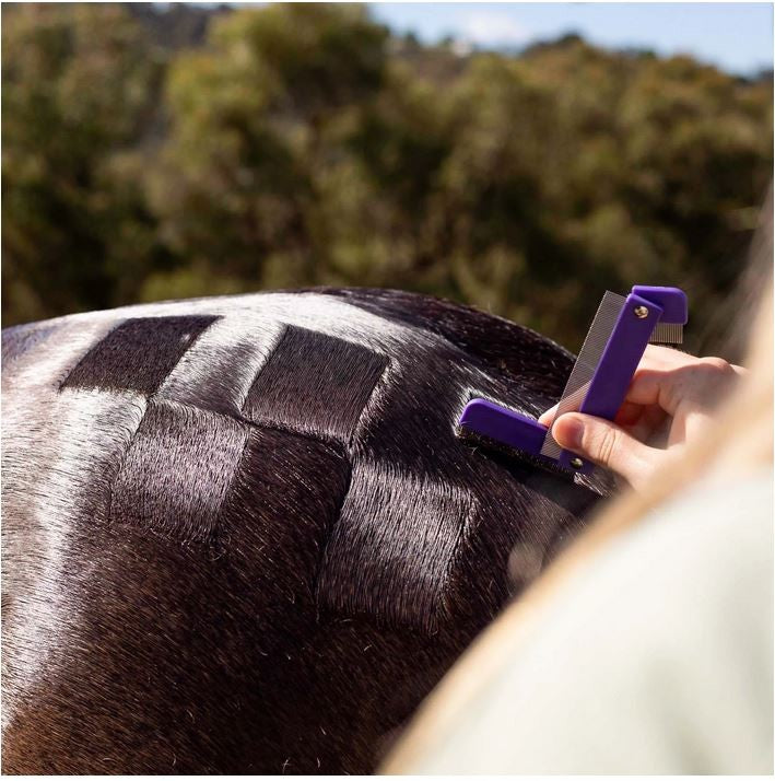 Hairy Pony Quarter Mark Comb-STABLE: Grooming-Ascot Saddlery