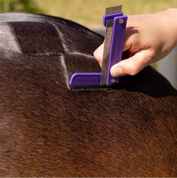 Hairy Pony Quarter Mark Comb-STABLE: Grooming-Ascot Saddlery