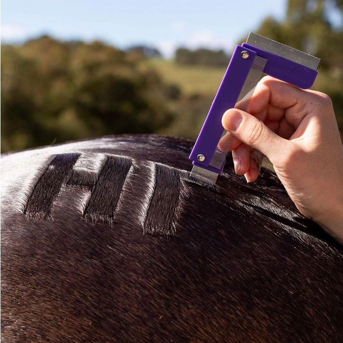 Hairy Pony Quarter Mark Comb-STABLE: Grooming-Ascot Saddlery