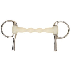 Half Spoon Snaffle Flexible Mullen Happy Mouth-HORSE: Bits-Ascot Saddlery