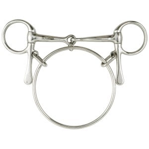 Half Spoon Snaffle Large Ring Stainless Steel 12.5cm 5.0" By Order-HORSE: Bits-Ascot Saddlery