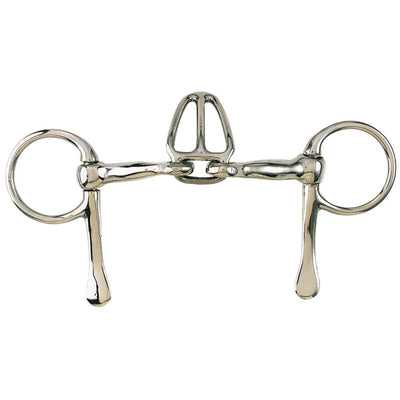 Half Spoon Snaffle Tongue Control Stainless Steel 12.5cm 5.0" By Order-HORSE: Bits-Ascot Saddlery
