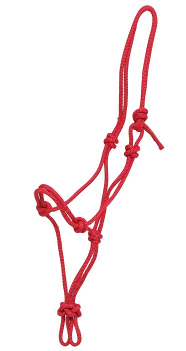 Halter Knotted Rope Thick Large-HORSE: Headstalls-Ascot Saddlery