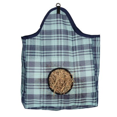 Hay Bag Pvc Mesh Turquoise-STABLE: Feed Bins & Hay Bags-Ascot Saddlery