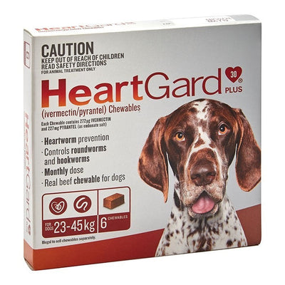 Heartgard Dog 6 Pack-Dog Wormer & Flea-Ascot Saddlery