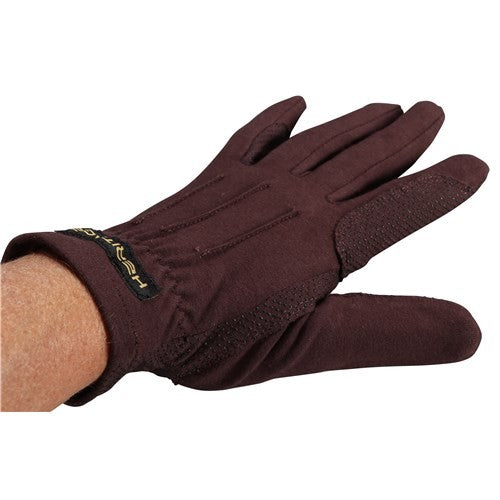 Heritage Power Glove Brown-RIDER: Gloves-Ascot Saddlery