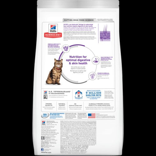 Hills Cat Adult Sensitive Stomach & Skin 7kg-Cat Food & Treats-Ascot Saddlery