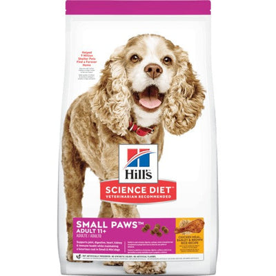 Hills Dog Adult 11+ Small Paws 2kg-Dog Food-Ascot Saddlery