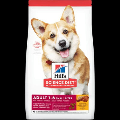 Hills Dog Adult Chicken Small Bites 6.8kg-Dog Food-Ascot Saddlery