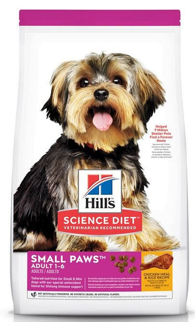 Hills Dog Adult Chicken Small Paws 7.1kg-Dog Food-Ascot Saddlery