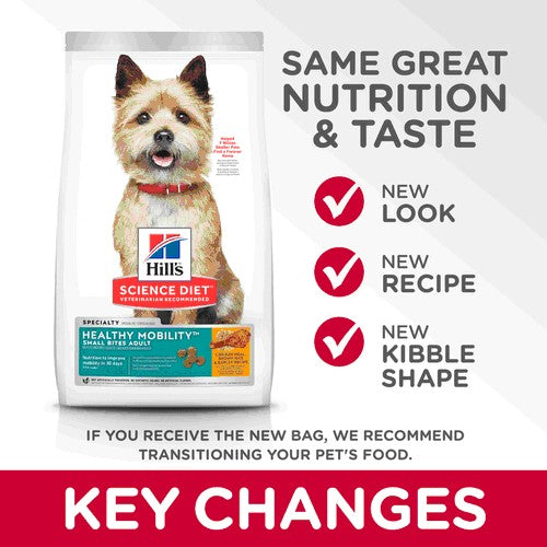 Hills Dog Adult Healthy Mobility Small Bites 1.81kg-Dog Food-Ascot Saddlery
